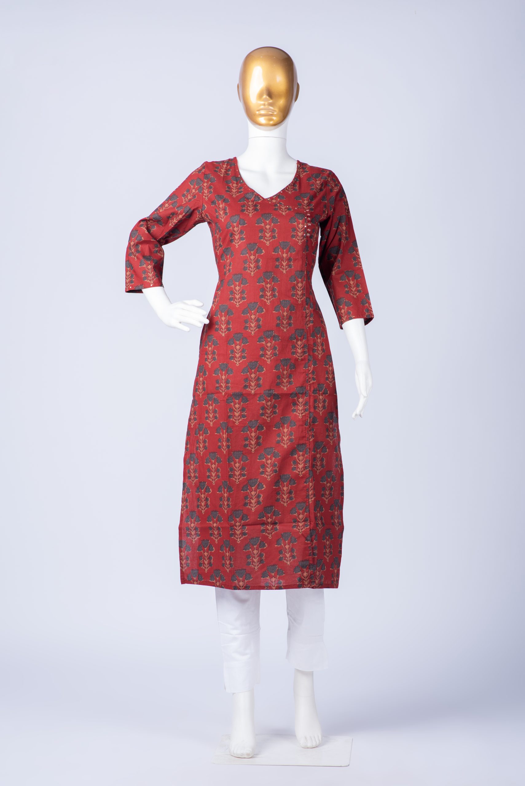 Ethnic Handblock Printed Kurti