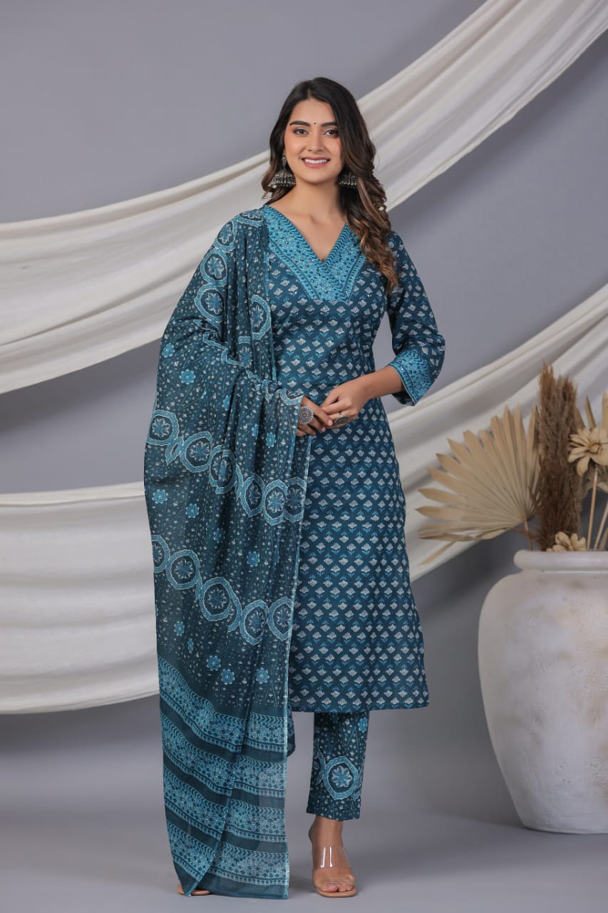 KURTI PANT DUPATTA